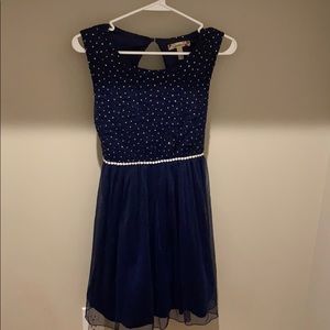 Navy blue girls plus size 16 1/2 dress